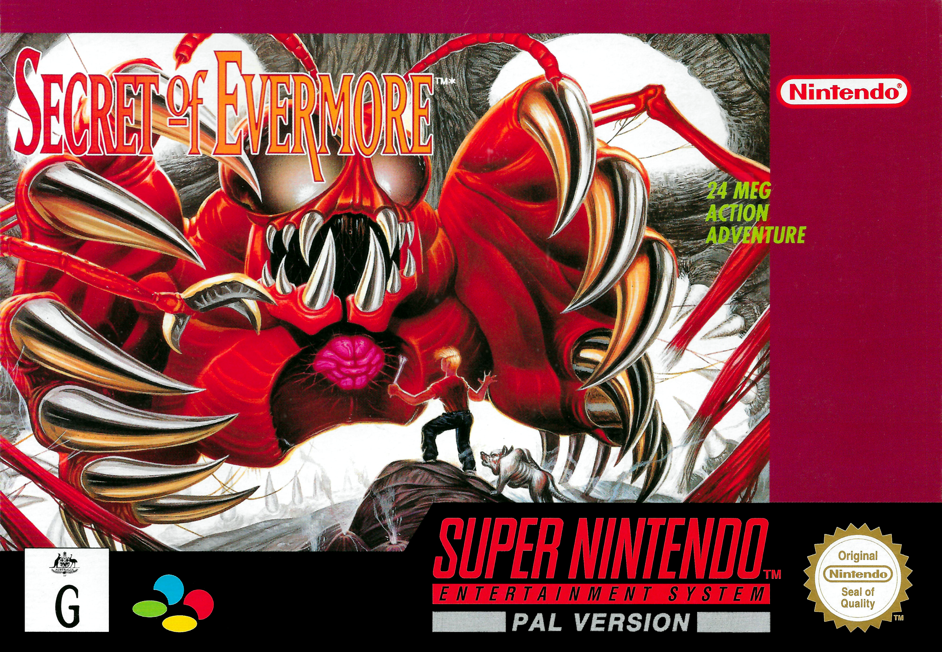 Game | Super Nintendo SNES | Secret Of Evermore [Big Box]