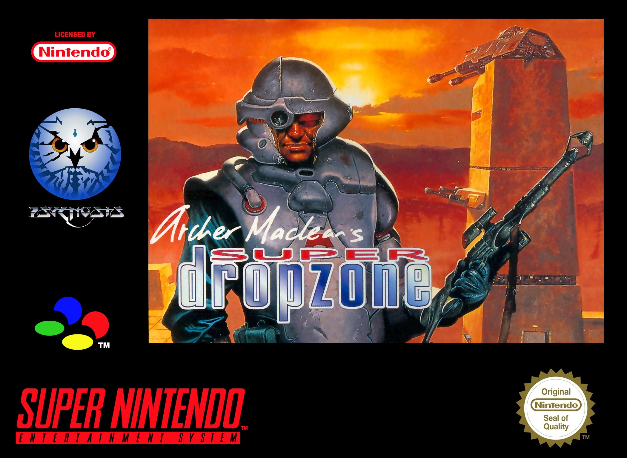 Game | Super Nintendo SNES | Super Dropzone
