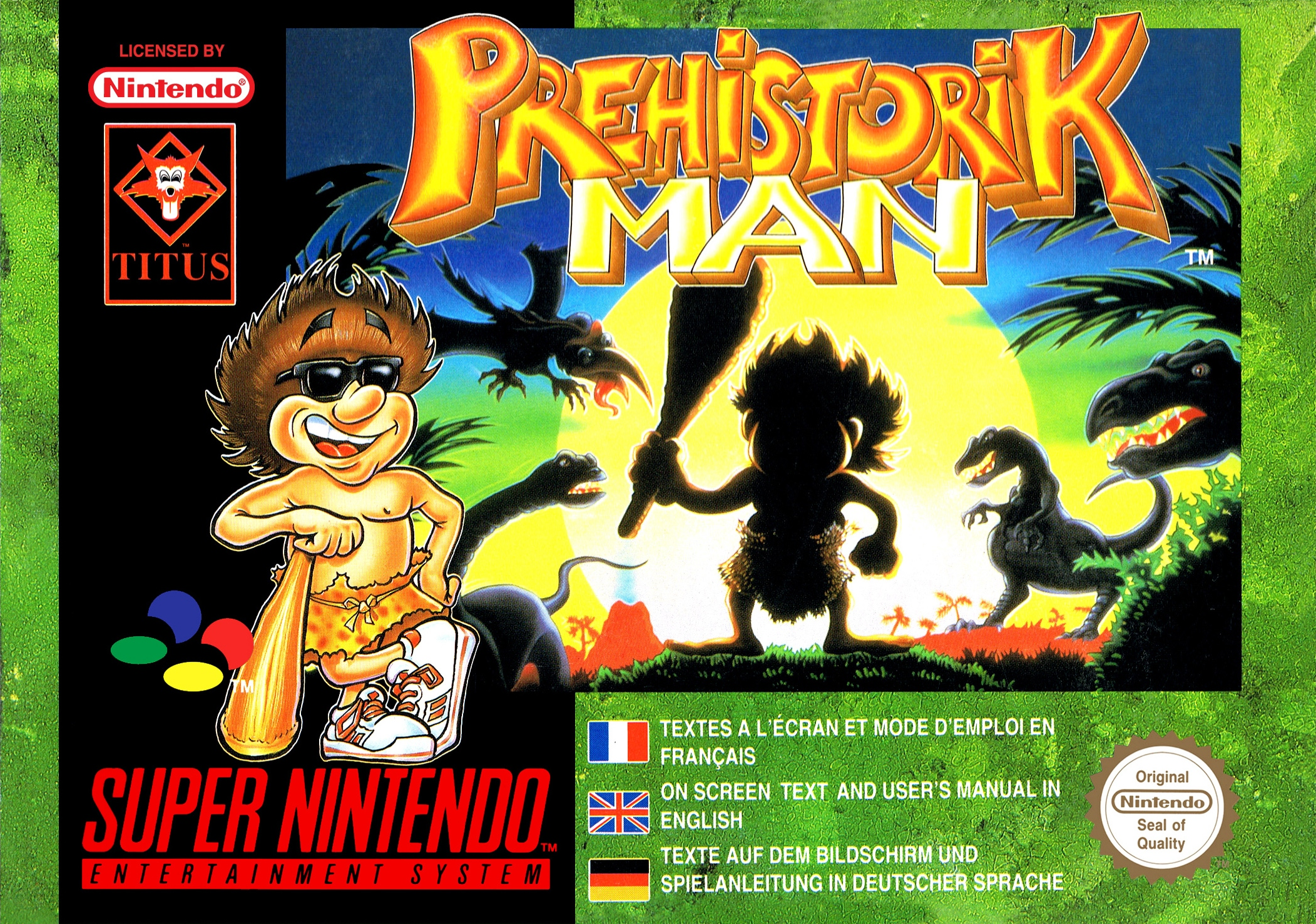 Game | Super Nintendo SNES | Prehistorik Man