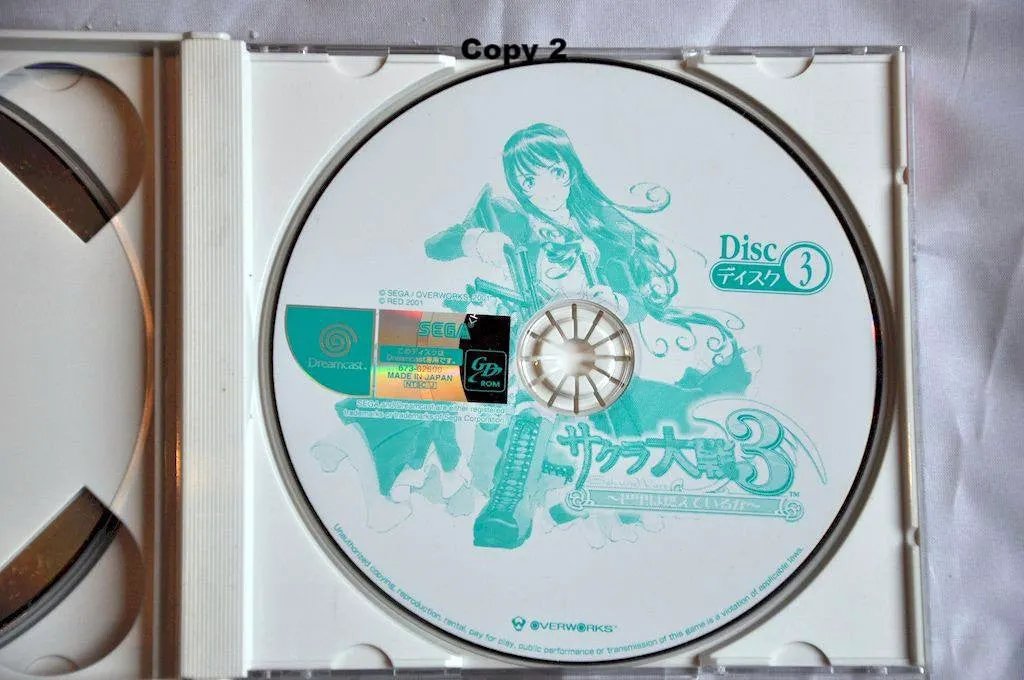 Jeu Sega Dreamcast : Sakura Wars 3 - Version Complète En Boîte - Bon état - Collector