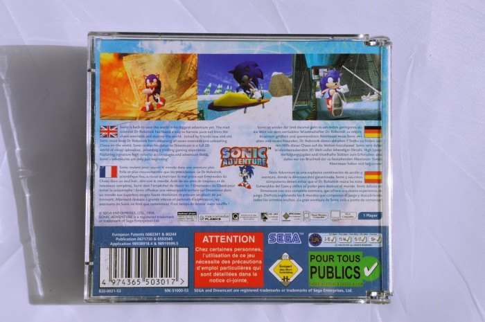 Game | SEGA Dreamcast Sonic Adventure Complete CIB PAL - retrosales.com.au - 2