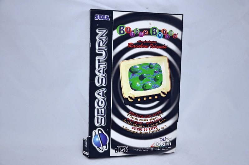 Game | SEGA Saturn Bubble Bobble Also Featuring Rainbow Islands PAL Complete - retrosales.com.au - 1