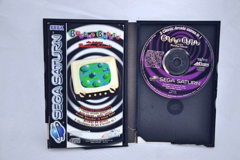 Game | SEGA Saturn Bubble Bobble Also Featuring Rainbow Islands PAL Complete - retrosales.com.au - 3