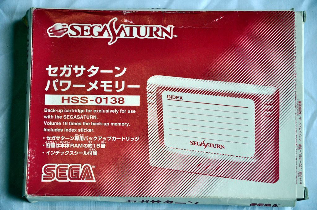 Game - Sega Saturn Save Game Backup Cart HSS-0138