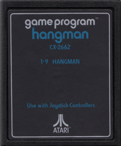 Game | Atari 2600 | Hangman [Text Label]