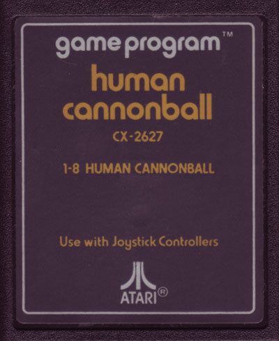 Game | Atari 2600 | Human Cannonball [Text Label]