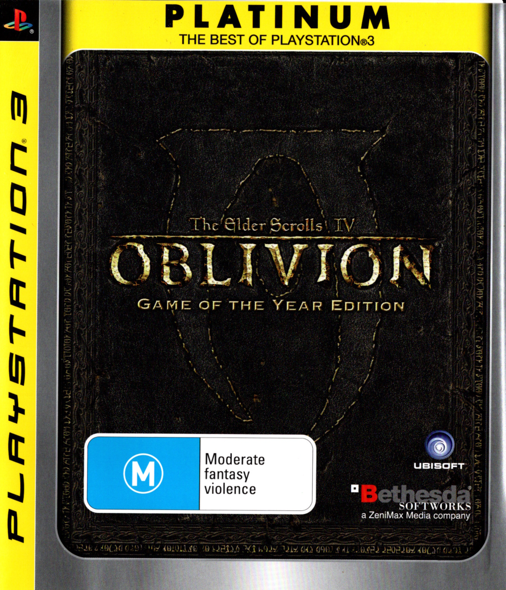 Game | Sony Playstation PS3 | Elder Scrolls IV: Oblivion [Game Of The Year Platinum]