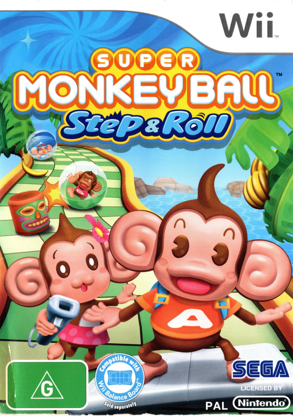 Game | Nintendo Wii | Super Monkey Ball: Step & Roll