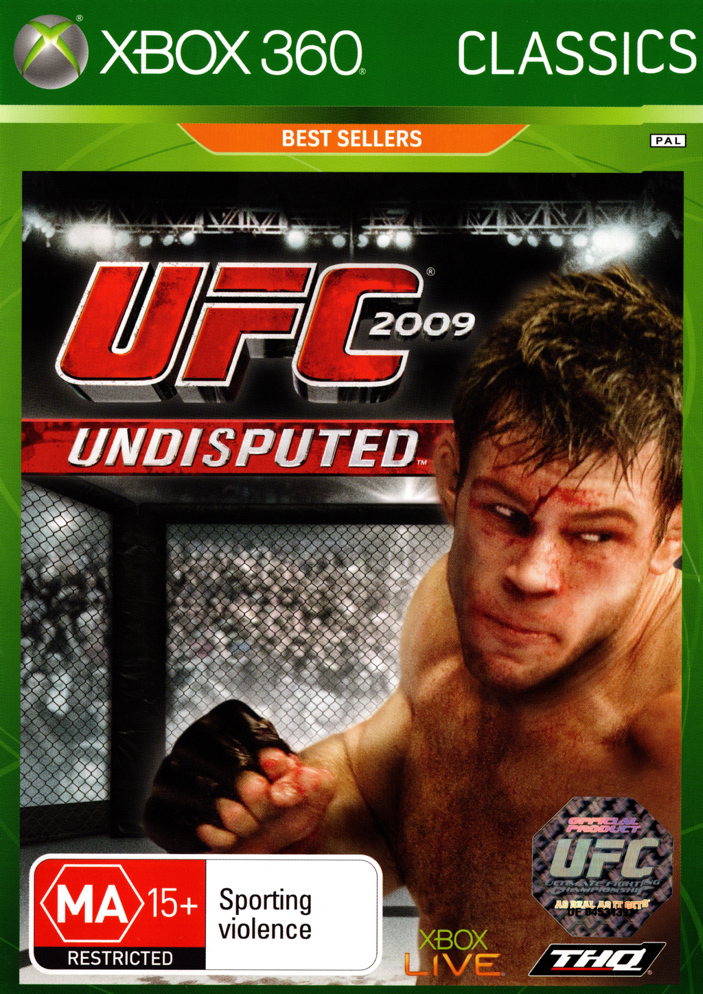 Game | Microsoft Xbox 360 | UFC 2009 Undisputed Classics