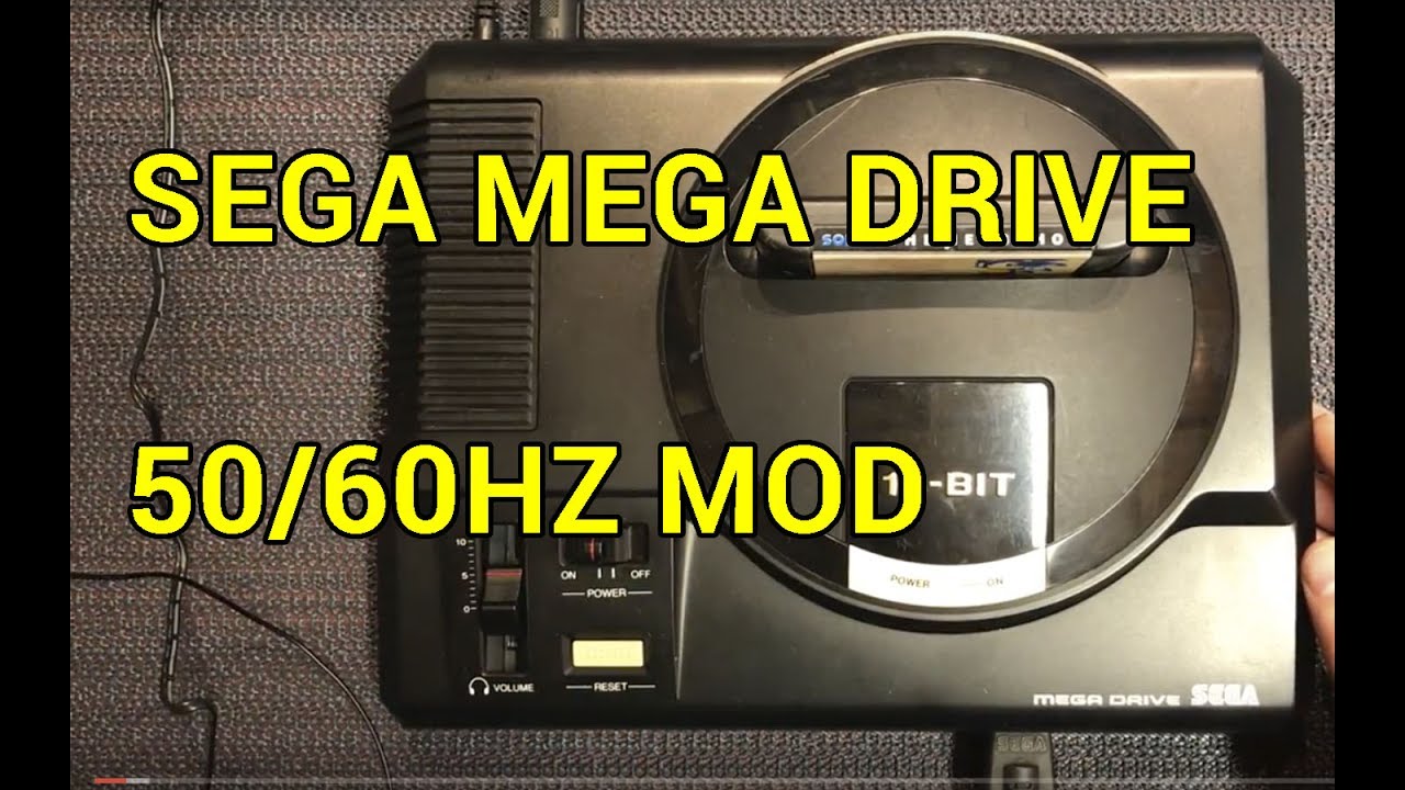 Service Repair | PAL Mega Drive 50 60hz mod