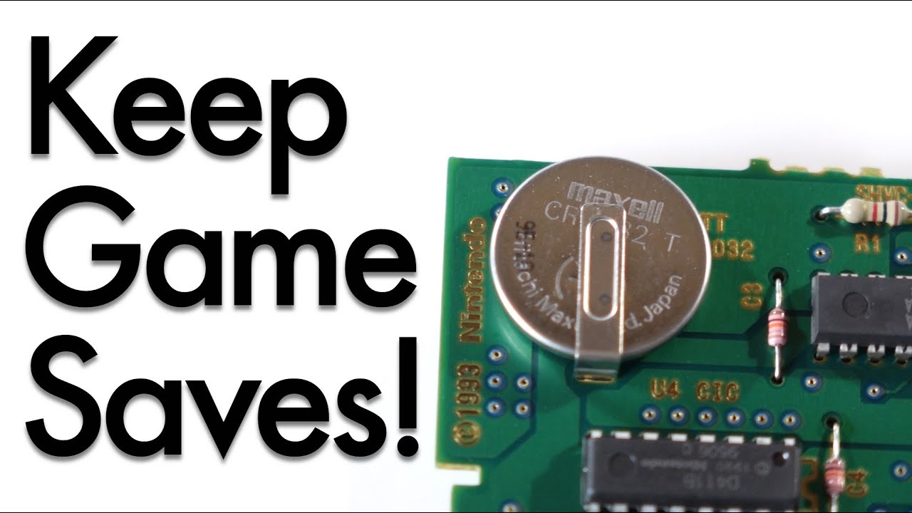 Service Repair | Game Cart | Save Game Battery Replacement