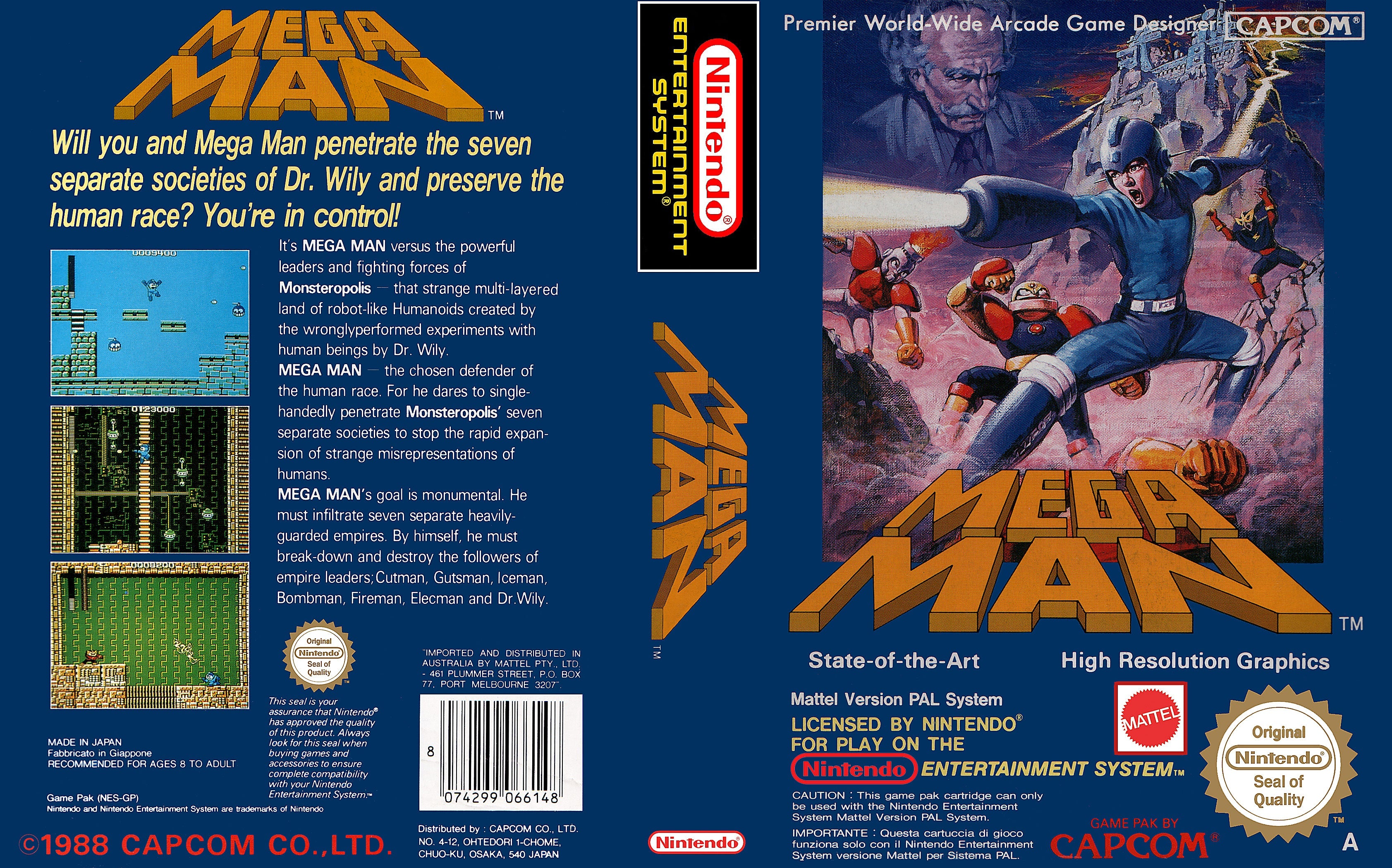 Game | Nintendo NES | Mega Man