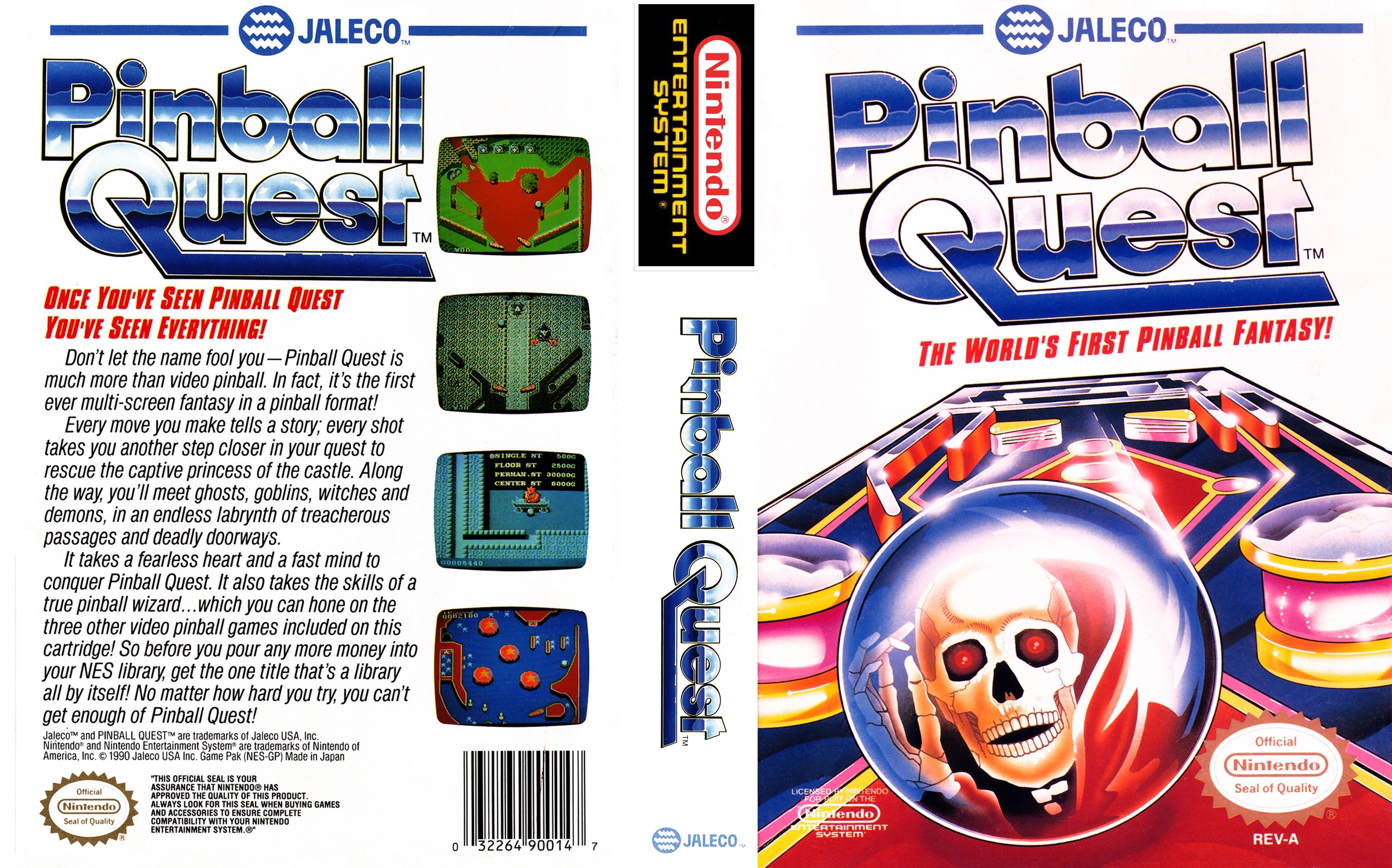 Game | Nintendo NES | Pinball Quest