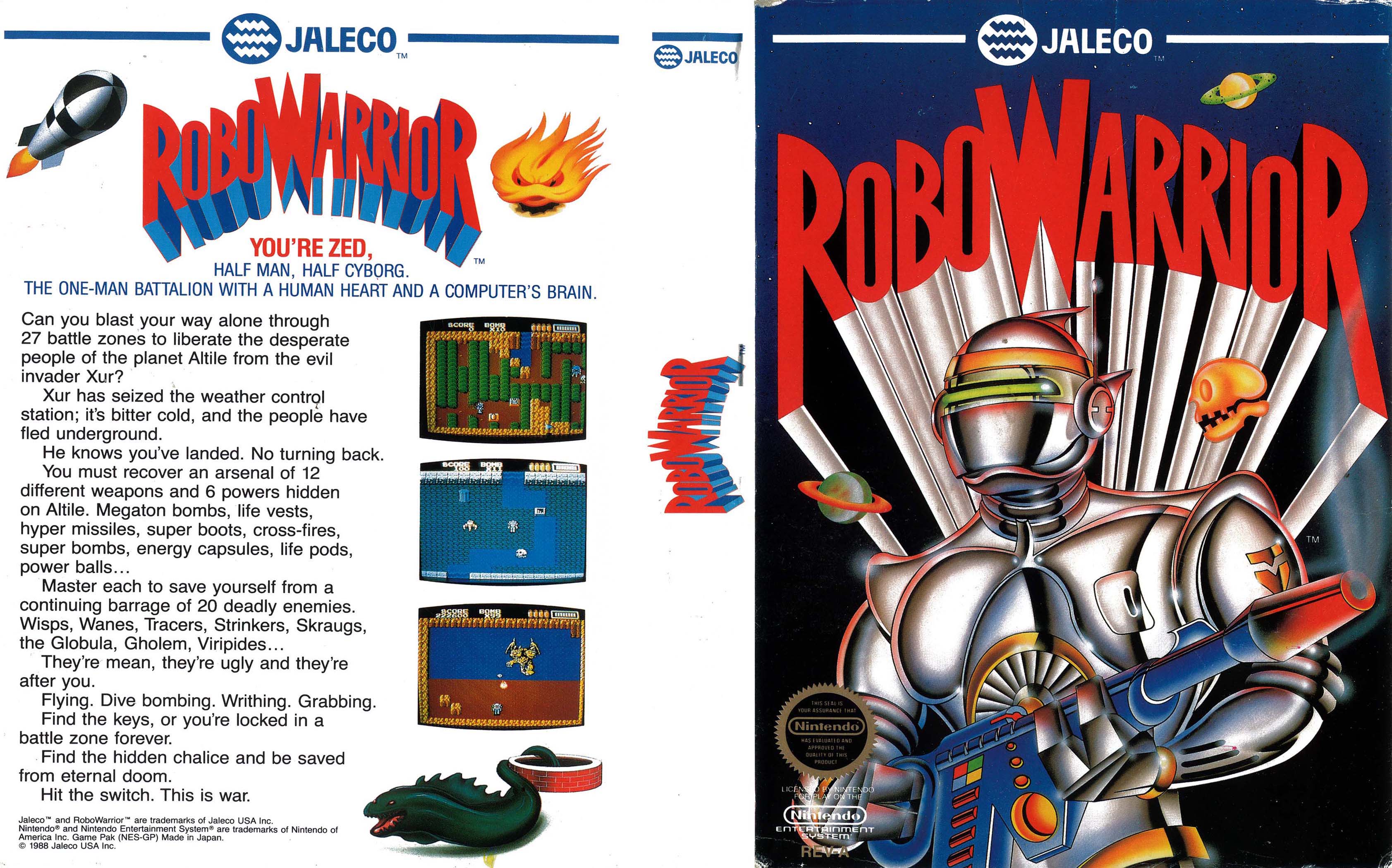 Game | Nintendo NES | Robo Warrior