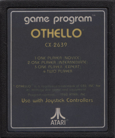Game | Atari 2600 | Othello [Text Label]