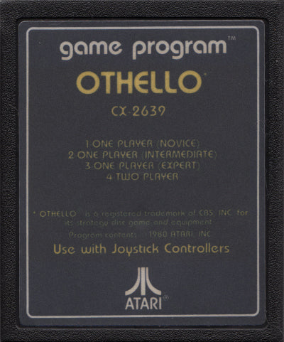 Game | Atari 2600 | Othello (Text Label)
