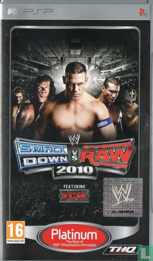 Game | Sony PSP | WWE SmackDown Vs. Raw 2010 [Platinum]
