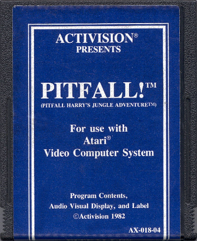 Game | Atari 2600 | Pitfall [Blue Label]