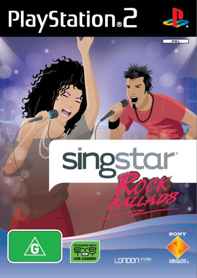 Game | Sony Playstation PS2 | Singstar Rock Ballads