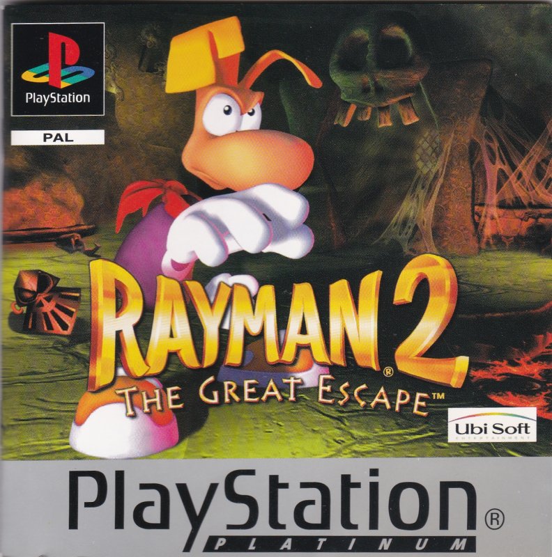 Game | Sony PlayStation PS1 | Rayman 2 The Great Escape (Platinum)