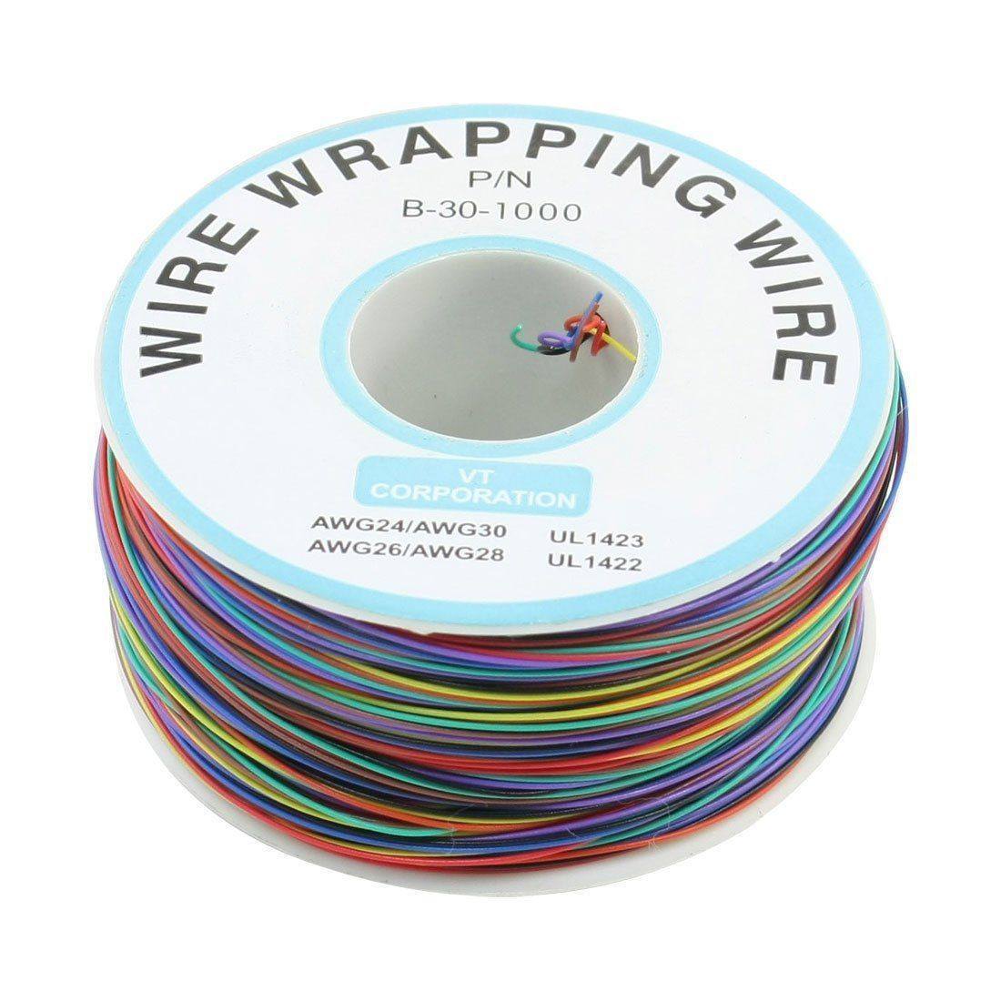 Parts | Modding | 8 Colored Wrapping Wire 30AWG 200Meters - retrosales.com.au - 1