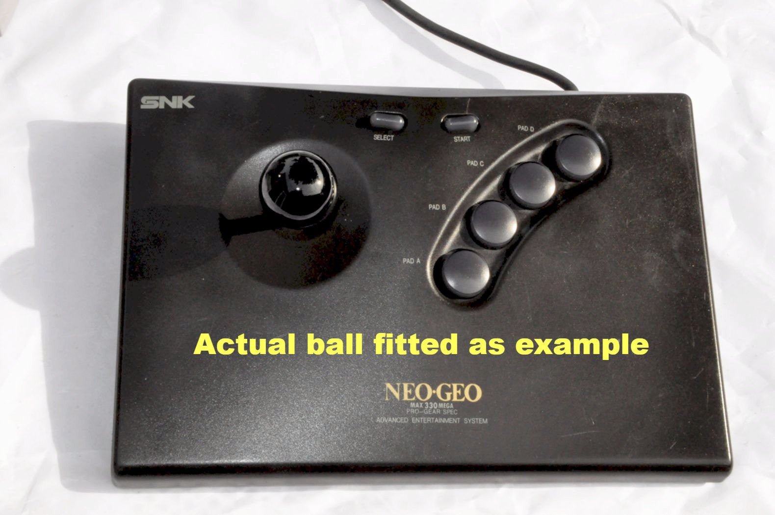 Replacement Parts & Tools - Parts | SNK Neo Geo AES | Joystick Ball Top Black Replacement