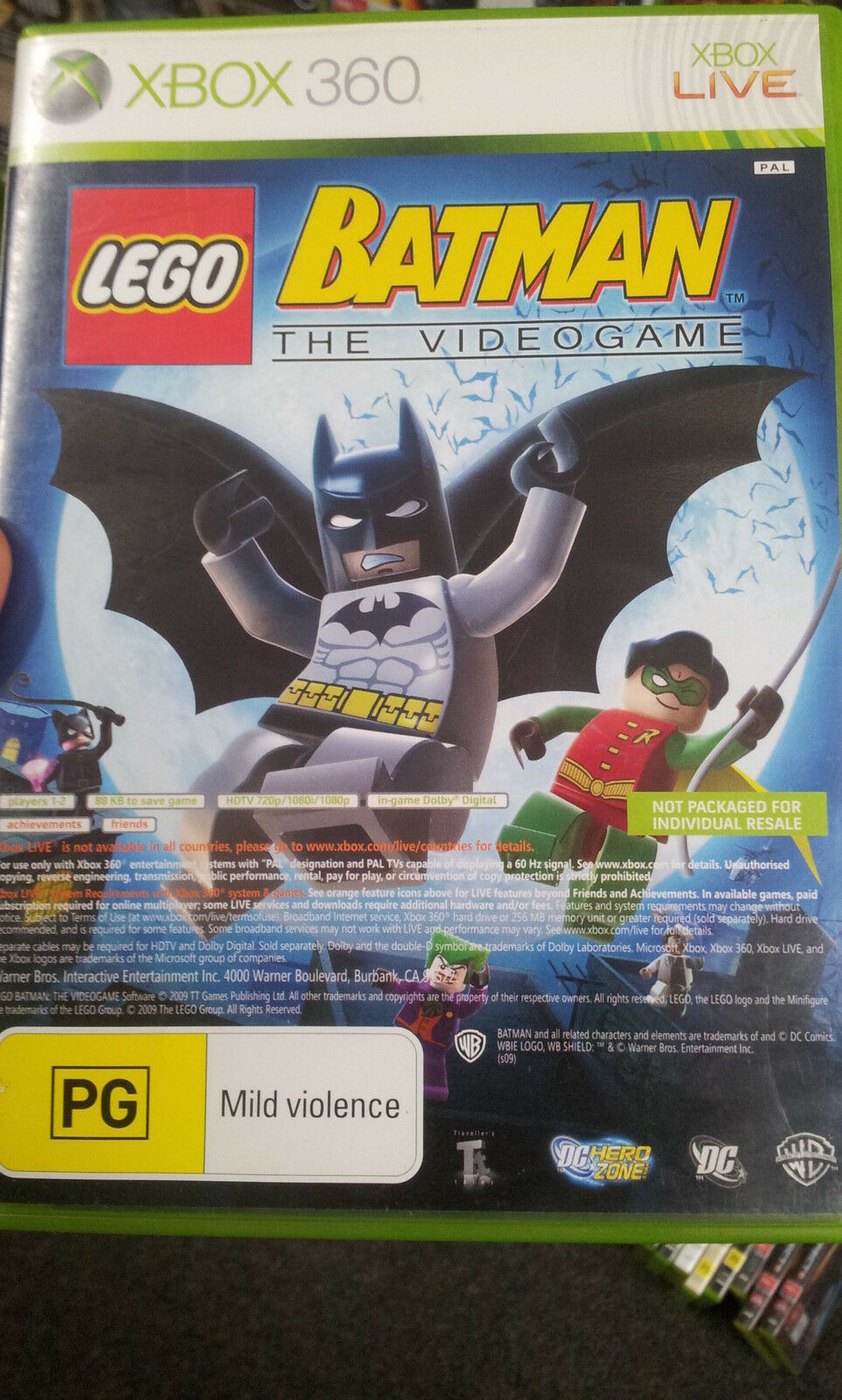 Game | Microsoft Xbox 360 | Lego Batman & Pure Bundle