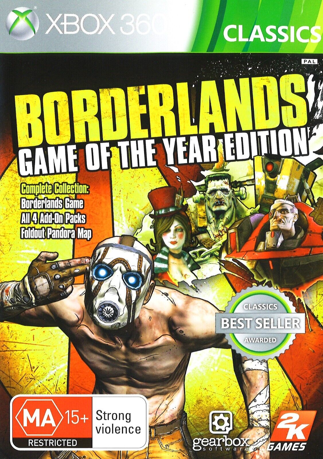 Game | Microsoft Xbox 360 | Borderlands 2 [Game Of The Year]