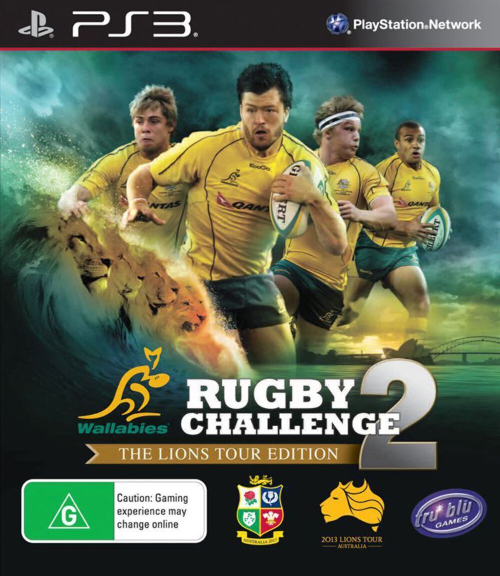 Game | Sony Playstation PS3 | Rugby Challenge 2 The Lotus Tour Edition
