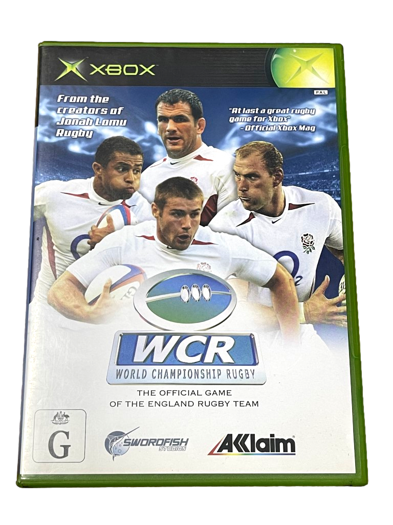 Game | Microsoft XBOX | WRC World Championship Rugby