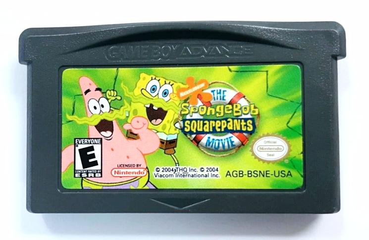Game | Nintendo Gameboy  Advance GBA | SpongeBob SquarePants The Movie
