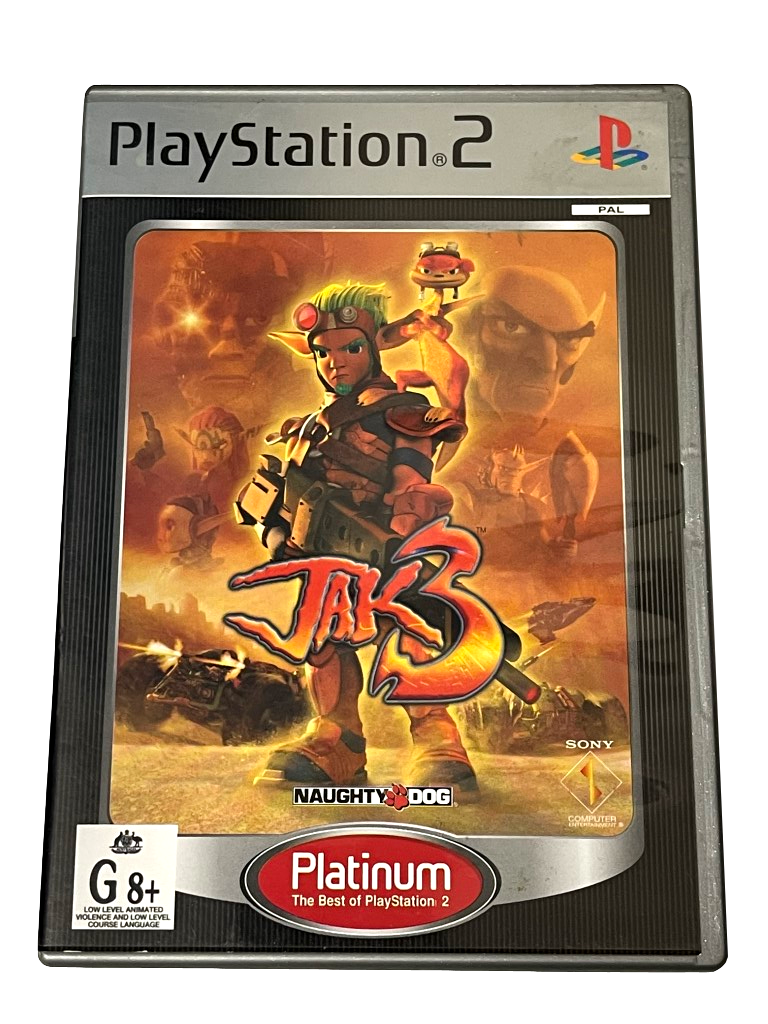Jak 3 Platinum - PS2 PlayStation 2 - Version PAL FR - Complet Avec Notice, Boîte - Très Bon état