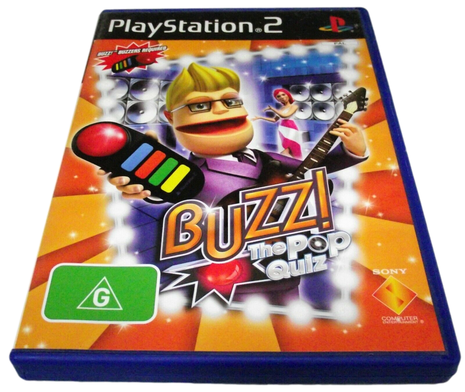 Game | Sony Playstation PS2 | Buzz The Pop Quiz