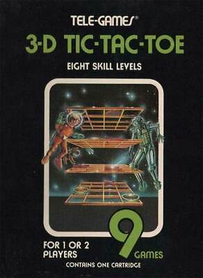 Game | Atari 2600 | 3D Tic-Tac-Toe [Tele Games]