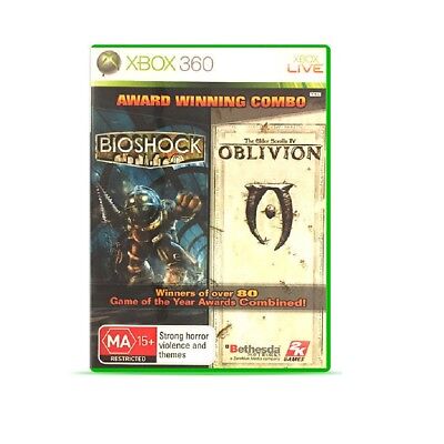 Game | Microsoft Xbox 360 | BioShock The Elder Scrolls IV Oblivion Award Winning Combo