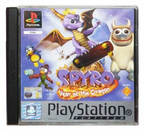 Game | Sony PlayStation PS1 | Spyro Year Of The Dragon [Platinum]