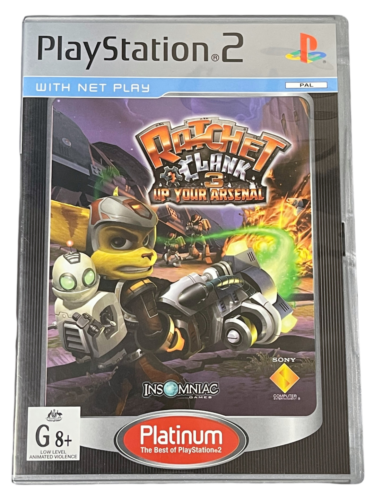 Game | Sony Playstation PS2 | Ratchet And Clank 3 Up Your Arsenal [Platinum]