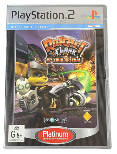 Game | Sony PlayStation PS2 | Ratchet And Clank 3 Up Your Arsenal [Platinum]