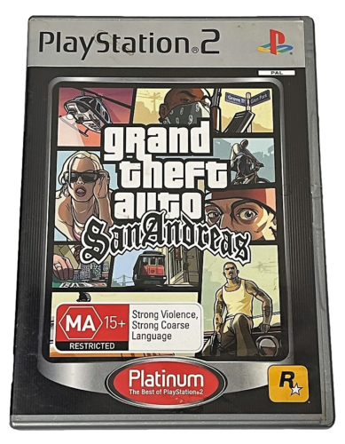 Game | Sony Playstation PS2 | Grand Theft Auto: San Andreas [Platinum]