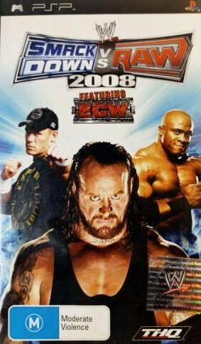 Game | Sony PSP | WWE SmackDown Vs. Raw 2008