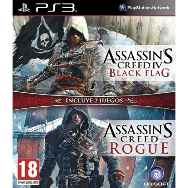 Game | Sony PlayStation PS3 | Assassin's Creed Black Flag & Rogue