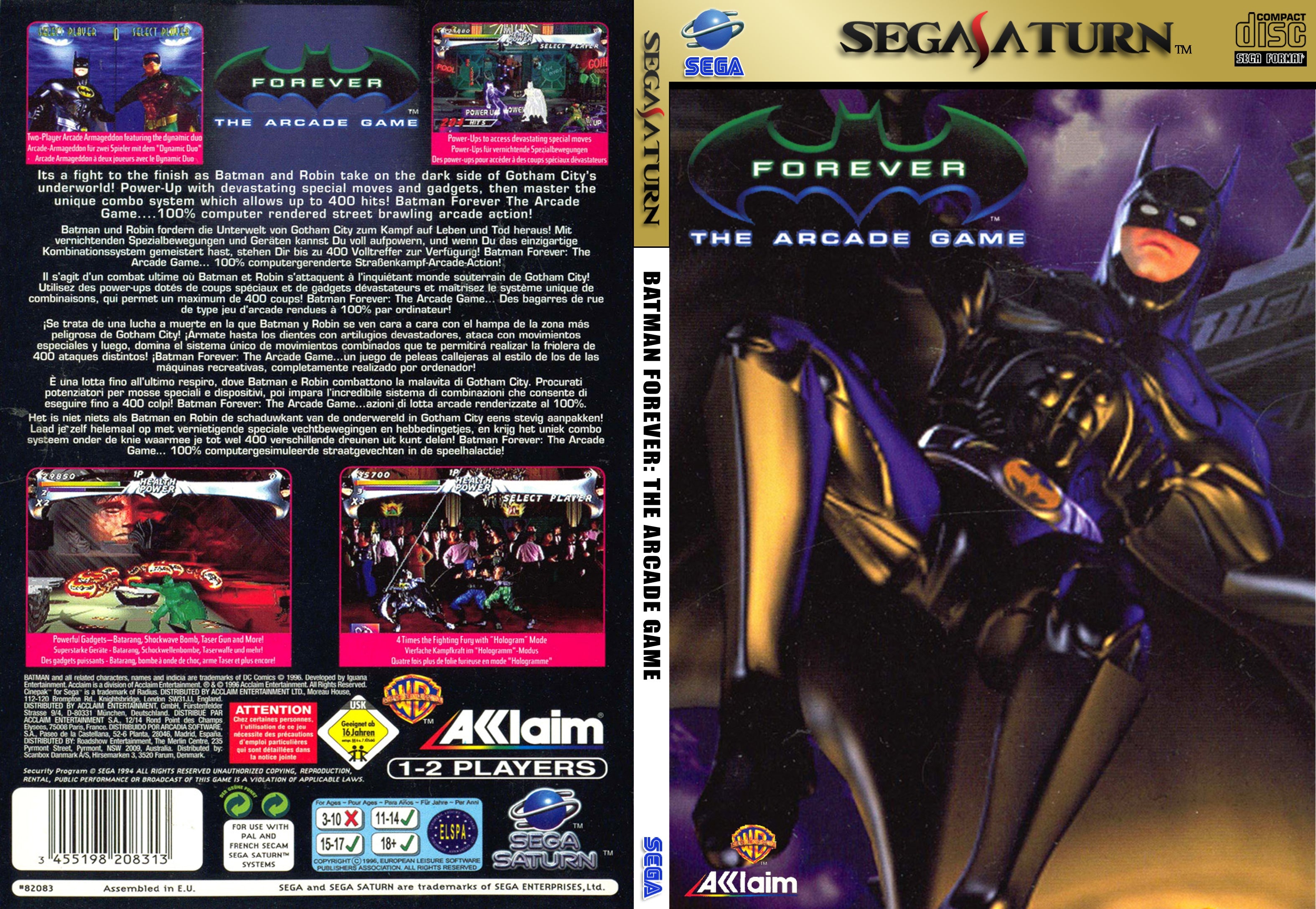 Game | Sega Saturn | Batman Forever