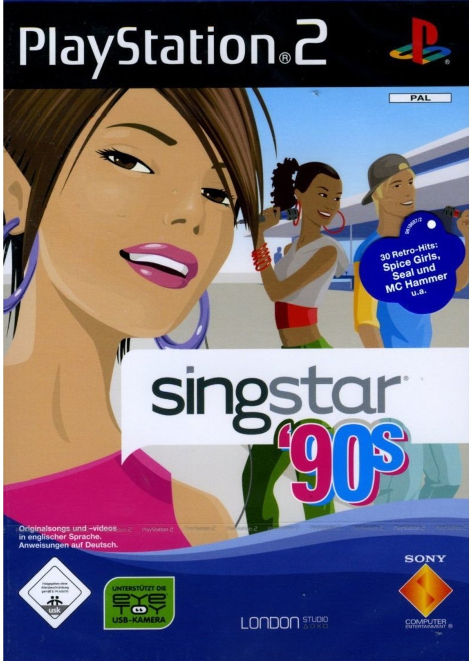 Accessory | PS2 | Singstar 90s Microphone Set with Game