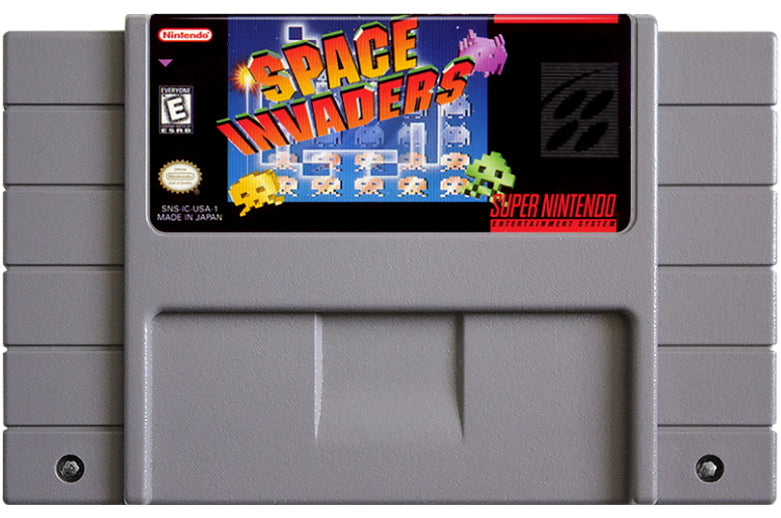 Game | Super Nintendo Famicom SNES | Space Invaders NTSC-J