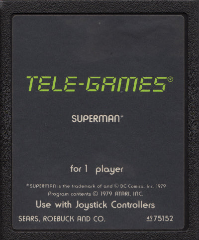 Game | Atari 2600 | Superman [Tele Games]